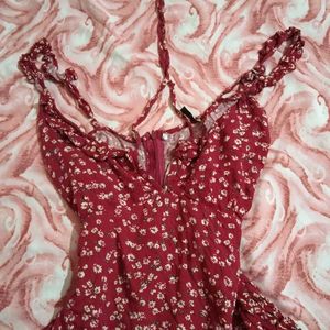 Cutesy Red Mini Dress🍒