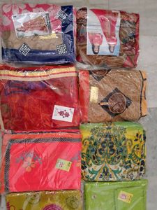 10 Sarees In Combo