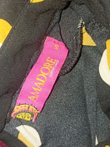 Vintage Polka Dot Top with Front Bow 🎀