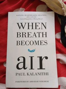 When Breath Becomes Air fictional Novel