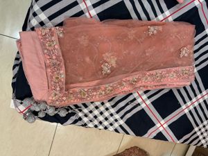 Elegant Peach Lehenga Choli
