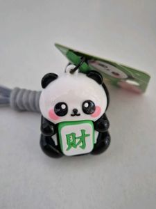 Panda Key Chain With Fidget