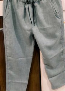 Pista Green Linen Co-ord set For Man