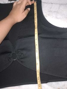 Black halter crop top