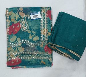 Elegant Mustard Dress Material