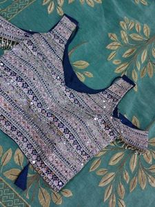 Navy Blue Lehanga Choli