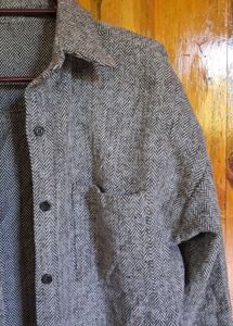 Herringbone Shirt Jacket