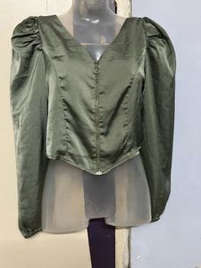 Pintrest silk corset designer top