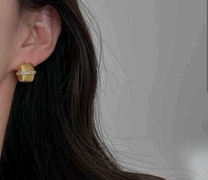 CZ Textured stud earrings Anti Tarnish