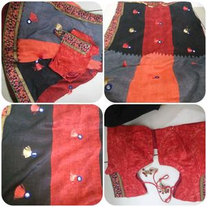 Sadi With Blouse, Saree Combo