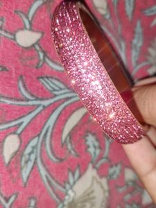 Pink Glitter Bangle