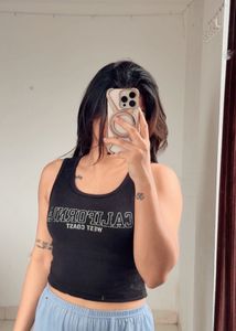 Black Crop Top