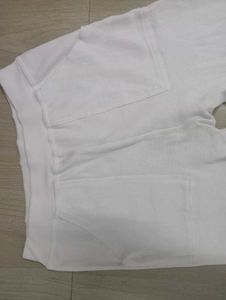 New White Leggings With Pocket
