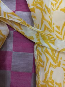 Yellow Dress With attached Inner