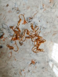 Earrings Hooks gold Color