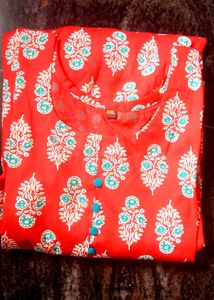 XXL Elegant Floral Print Kurta