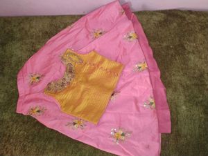 Pink Lehenga Choli Set