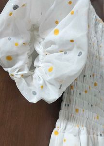 White Floral Mini Dress