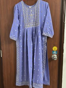 Lavender Printed Kurti