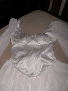 White Corset Dress
