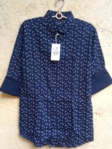 Cool Duet Printed Navy Blue Shirt For Boys, Men