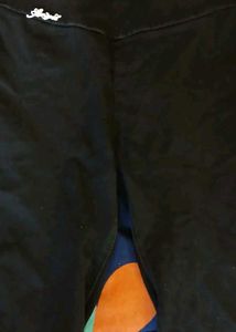 Black Jeans  with Frayed Edge Detail
