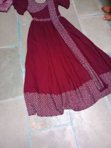 Wedding Gown With Embroidery