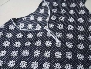 Floral Print Short Kurti