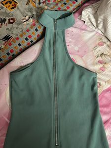 Mint Green Mini Dress