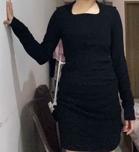 Black Bodycon Mini Dress