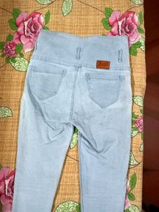 Light Blue Jeans.. Little Fade In Upper Side
