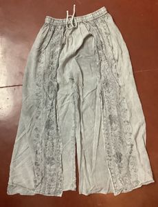 Y2k Embroidered Beachy Bohemian Wrap Pants