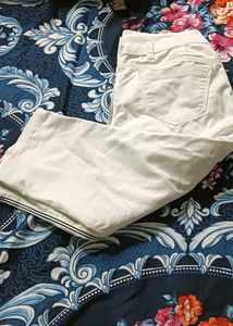 White Capri Pants