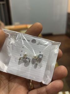 Pearl & Crystal Drop Earrings