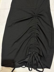 Chic Black Bodycon Mini Dress