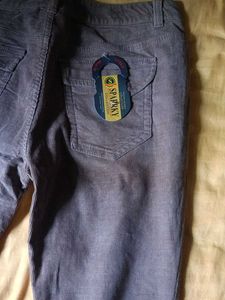 Gray Corduroy Pants