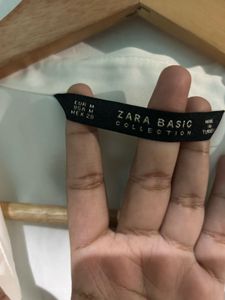 Zara satin shirt