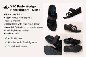 VKC Pride Wedge Heel Slippers