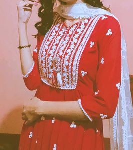Elegant Red Kurta