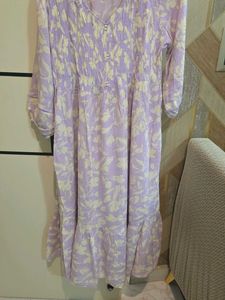 Lavender Floral Mustard Brand Dress