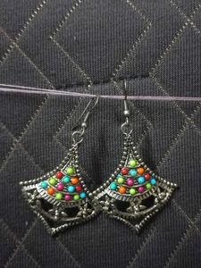 Boho Beaded Dangle Earrings