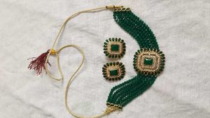 Emerald Green Jewelry Set