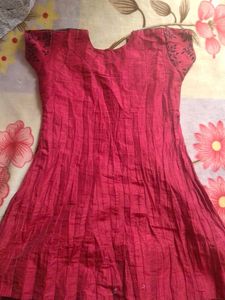 Women Desi Top Short Kurti Flared