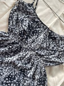 Floral Print Ruffle Top