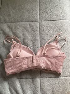 Pinteresty Lace Pink Bra NON WIRED
