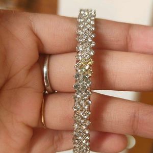 Set Of Diamond Bangles And Ring