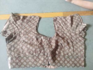 Printed Sari With Blouse