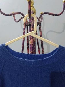 Blue Knit Sweater