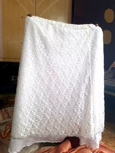 School Function White Skirt