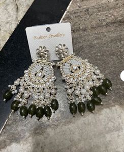 Elegant Kundan Dangle Earrings